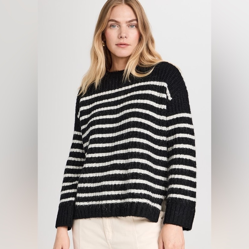 Alex Mill Black and White Striped Sweater